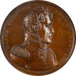 “1815” Major General Andrew Jackson medal. Original Dies. Copper, Bronzed. 65 mm. Julian MI-15. MS-6