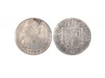 1791-1792年墨西哥8 Reales银币；（2）1793--1799年墨西哥8 Reales银币。共8枚，华人家族收藏