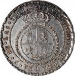 MEXICO. Ferdinand VII Silver Zamora Proclamation Medal, 1808. NGC AU Details--Cleaned.
