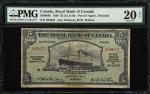 CANADA. Royal Bank of Canada. 5 Dollars, 1938. CH# 630-68-02. PMG Very Fine 20 Net. PMG Comments "Pr