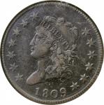 1809 Classic Head Cent. S-280, the only known dies. Rarity-2. VF-30 (ANACS). OH.