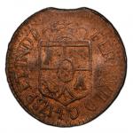 World Coins - Asia & Middle-East. PHILIPPINES: Fernando VII, 1808-1833, AE octavo, 1820, KM-8, a lov