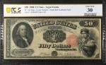 Fr. 164. 1880 $50 Legal Tender Note. PCGS Banknote Very Fine 30.