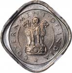 INDIA. 2 Annas, 1955-(B). Bombay Mint. NGC MS-64.