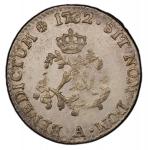 1762-A Sou Marque. Paris Mint. Vlack-46a. Rarity-7. Second Semester. MS-62 (PCGS).