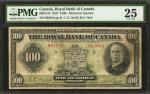 CANADA. Royal Bank of Canada. 100 Dollars, 1927. CH #630-14-18. PMG Very Fine 25.