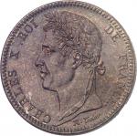 GUYANECharles X (1824-1830). 10 centimes des colonies françaises 1829, A, Paris.