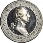 1901 125th Anniversary of the Battle of Trenton Medal. White Metal. 32.1 mm. Prooflike Mint State.
