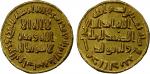 UMAYYAD: Abd al-Malik, 685-705, AV dinar (4.27g), NM (Dimashq), AH80, A-125, EF.