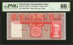 1931-41年荷兰银行25盾。 NETHERLANDS. Nederlandsche Bank. 25 Gulden, 1931-41. P-50. PMG Gem Uncirculated 66 
