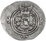 SASANIAN KINGDOM: Yazdigerd III, 632-651, AR drachm (4.12g), NAL (Narmashir), year 10, G-235, nice s