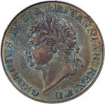 CEYLON. Rix Dollar, 1821. London Mint. George IV. PCGS Genuine--Cleaned, EF Details.