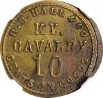 Kentucky. Kentucky Cavalry. Undated (1861-1865) R.B. Hall & Co. 10 Cents. Schenkman KY-CV-10B (KY-B1