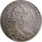 GERMANY. Bavaria. Taler, 1754. Munich Mint. Maximilian III Joseph. PCGS Genuine--Damage, VF Details 