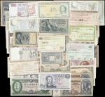 MIXED LOTS. Europe. Lot of (37). Mixed Banks. Mixed Denominations, Mixed Dates. P-Various. Fine to E