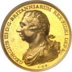 GRANDE-BRETAGNEGeorges III (1760-1820). Médaille, Union de la Grande-Bretagne et de l’Irlande (naiss