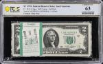 Pack of (100). Fr. 1935-L. 1976 $2 Federal Reserve Notes. San Francisco. PCGS Banknote Choice Uncirc