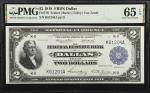 Fr. 776. 1918 $2  Federal Reserve Bank Note. Dallas. PMG Gem Uncirculated 65 EPQ.