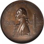 1889 Inaugural Centennial Medal. Cast Bronze. 112 mm. By Augustus Saint-Gaudens and Philip Martiny. 