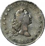 1794 Flowing Hair Silver Dollar. BB-1, B-1, the only known dies. Rarity-4. VF Details--Repaired (NGC
