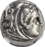 MACEDON. Kingdom of Macedon. Philip III, 323-317 B.C. AR Drachm, Sardes Mint, ca. 322-319/8 B.C. NGC