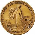 1943 Boise (Fort Boise) Centennial Medal. HK-690. Rarity-5. Bronze. Mint State.