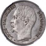 FRANCE. 5 Francs, 1852-A. Paris Mint. NGC MS-62.