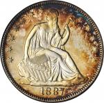 1887 Liberty Seated Half Dollar. WB-101. MS-65 (NGC). CAC--Gold Label. OH.