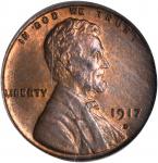 1917-D Lincoln Cent. MS-65 RB (PCGS). CAC.
