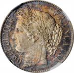 FRANCE. Franc, 1887-A. Paris Mint. NGC MS-67.