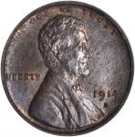 1914-S Lincoln Cent. MS-65 BN (PCGS).