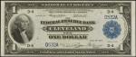 Fr. 718 (W-111-D). 1918 $1 Federal Reserve Bank Note. Cleveland. PCGS Superb Gem New 68 PPQ.