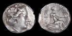 公元前3-前2世纪古希腊埃维亚岛希斯提亚城邦女神宁芙4奥波尔银币 NGC Ch VF 4530014-040