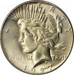 1927 Peace Silver Dollar. MS-65 (PCGS). CAC. OGH.