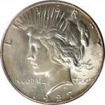 1927-S Peace Silver Dollar. MS-65 (PCGS).
