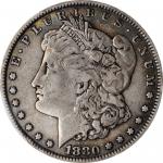 1880 Morgan Silver Dollar. VAM-1A. Top 100 Variety. Knobbed 8. VF-20 (PCGS).