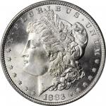 1883 Morgan Silver Dollar. MS-66+ (PCGS). CAC.