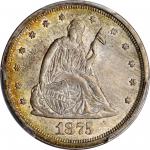 1875-S Twenty-Cent Piece. BF-4. Rarity-4. MS-67 (PCGS).
