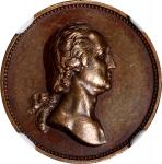 Undated (ca. 1869) U.S. Mint Washington - Lincoln Medalet. By Anthony C. Paquet and William Barber. 
