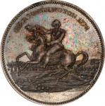 Circa 1859 Washington Equestrian / Pro Patria medal by Robert Lovett, Jr. from the Hodge Series. Mus