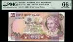 x First Trust Bank, Northern Ireland, £20, 10 January 1994, serial number EC142241, (Pick 133a, PMI 