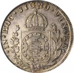 BRAZIL. 960 Reis, 1826-R. Rio de Janeiro Mint. Pedro I. PCGS MS-64 Gold Shield.