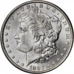 1882-CC Morgan Silver Dollar. MS-63 (PCGS).