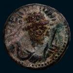 古代贵霜铜币一枚，近未使用品
