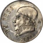 MEXICO. Copper-Nickel Peso Pattern, 1969-Mo. Mexico City Mint. PCGS SP-64 Gold Shield.