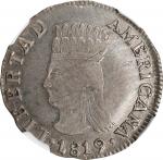COLOMBIA. Nueva Granada. 2 Reales, 1819-JF. Bogota Mint. NGC EF Details--Cleaned.