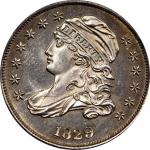 1829 Capped Bust Dime. JR-7. Rarity-8 as a Proof. Square Base 2, Small 10 C. Proof-63 (PCGS).