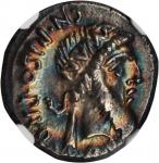 POMPEY THE GREAT. AR Denarius (3.78 gms), Greek Mint. Cn. Calpurnius Piso, Proquaestor, ca. 48 B.C. 