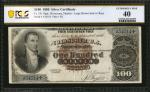 Fr. 341. 1880 $100 Silver Certificate. PCGS Banknote Extremely Fine 40.