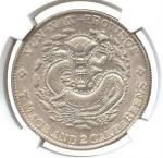 Yunnan Province 雲南省: Silver Dollar, ND (1908) (Kann 169; L&M 421). In NGC holder graded MS61.       